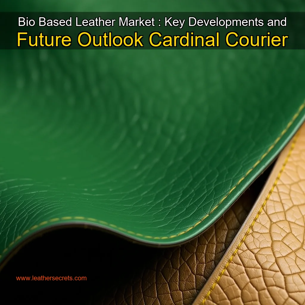 You are currently viewing Bio  Based Leather Market : Key Developments and Future Outlook  Cardinal Courier