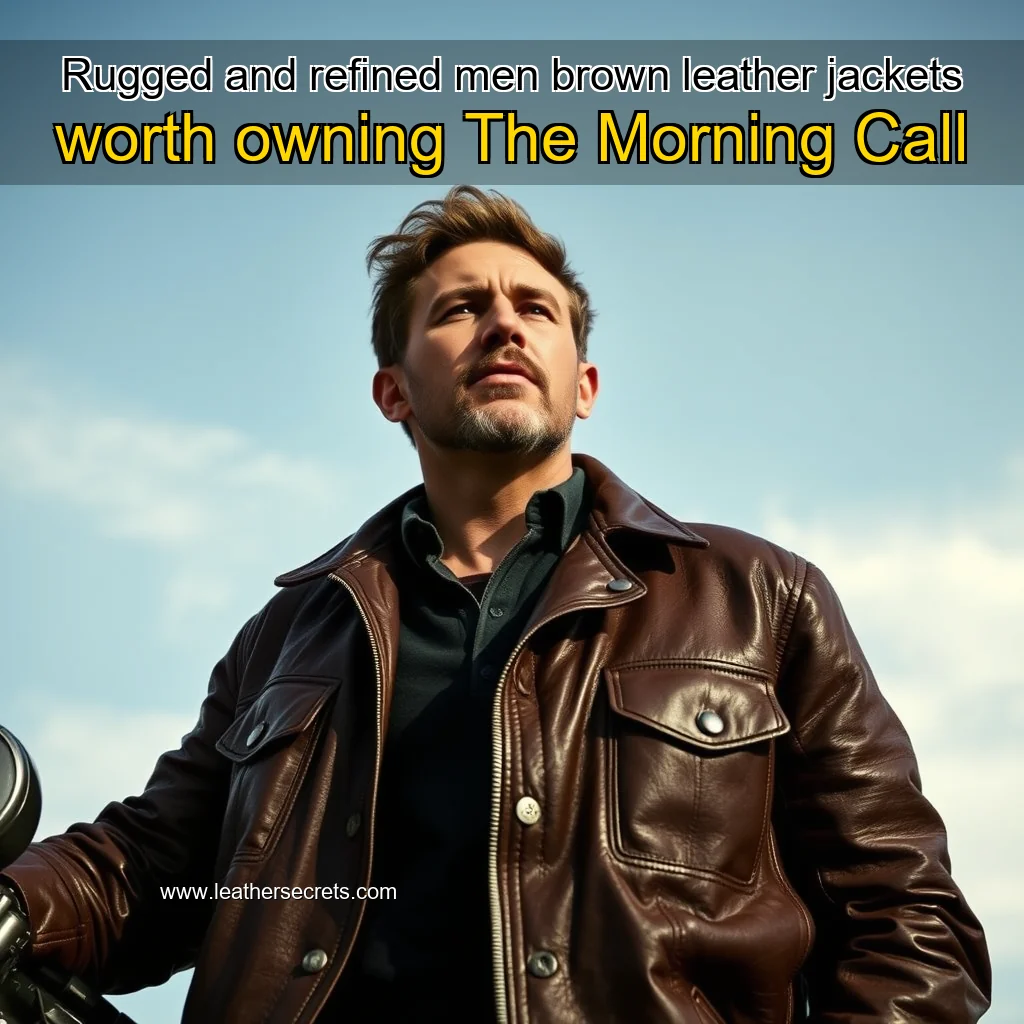You are currently viewing Rugged and refined men brown leather jackets worth owning  The Morning Call