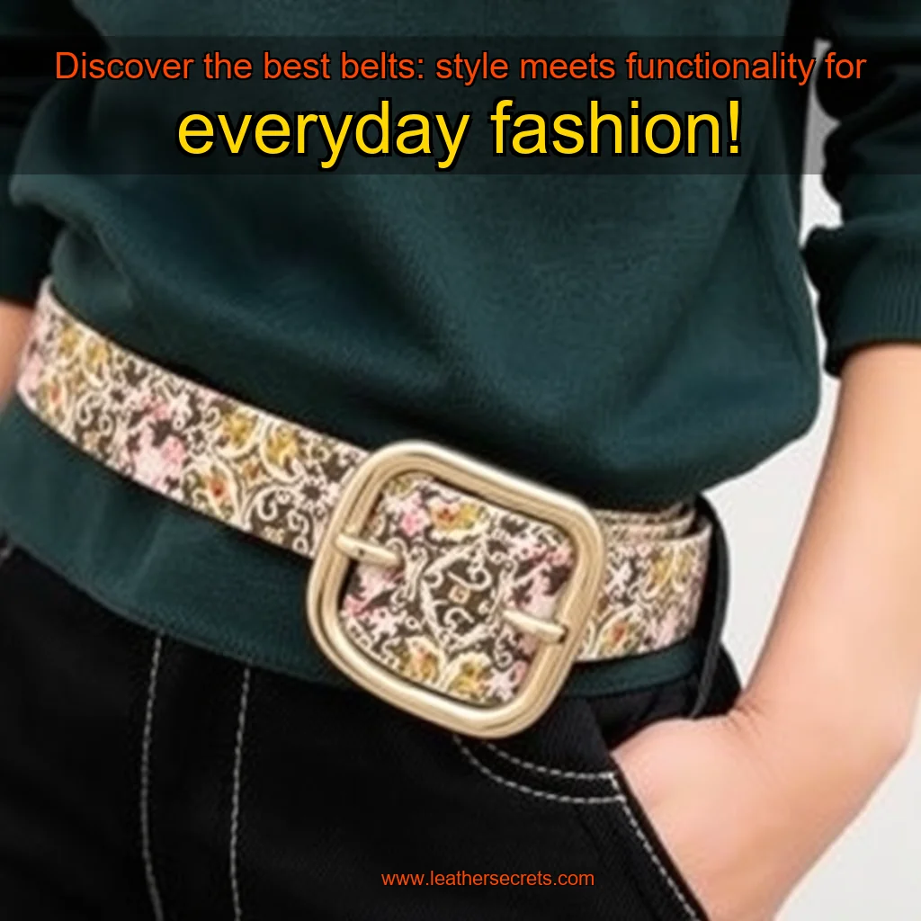 Read more about the article Discover the best belts: style meets functionality for everyday fashion!