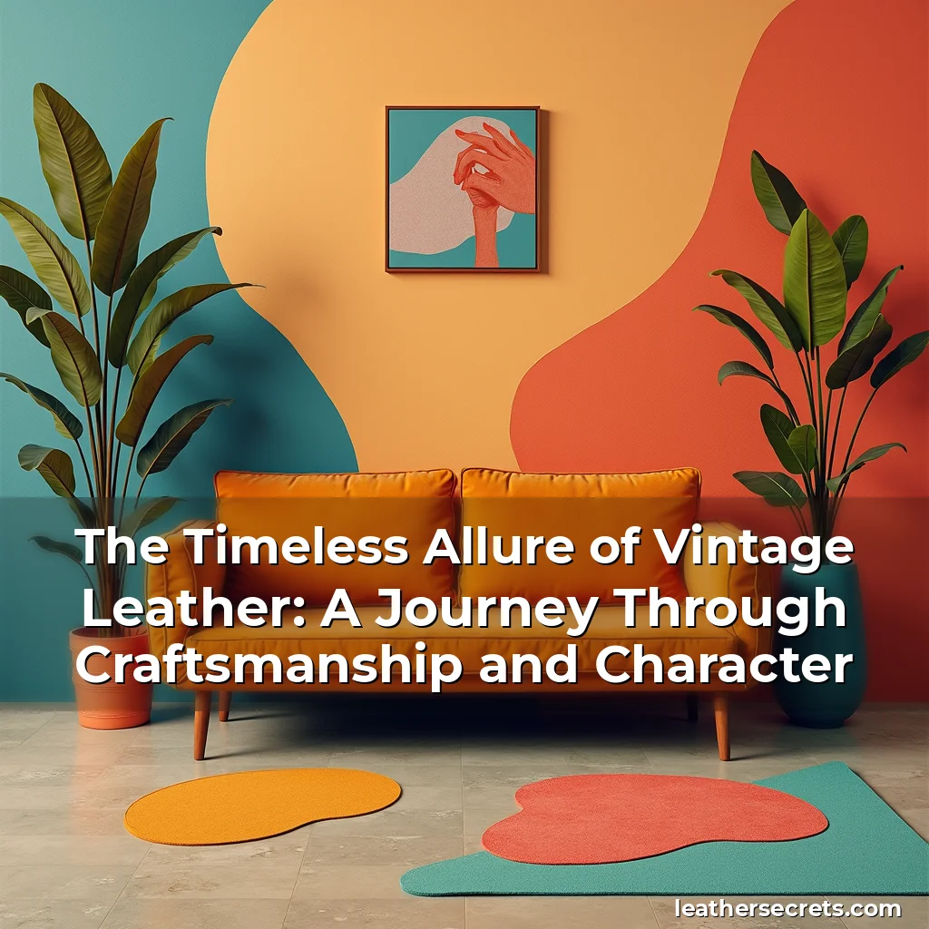 Read more about the article The Timeless Allure of Vintage Leather: A Journey Through Craftsmanship and Character
