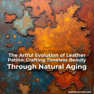 Artistic representation for The Artful Evolution of Leather Patina: Crafting Timeless Beauty Through Natural Aging