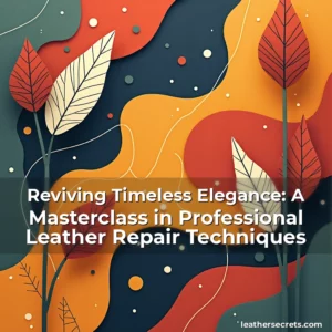 Artistic representation for Reviving Timeless Elegance: A Masterclass in Professional Leather Repair Techniques
