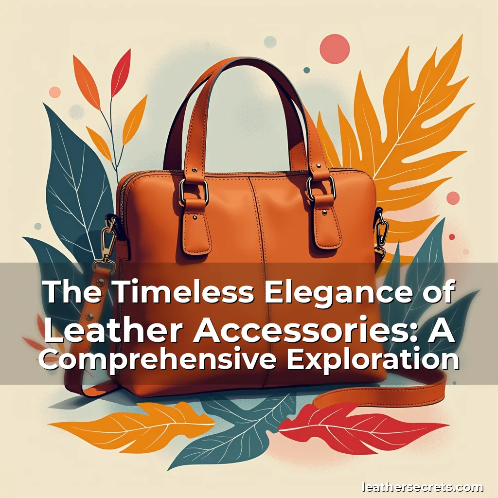 Read more about the article The Timeless Elegance of Leather Accessories: A Comprehensive Exploration