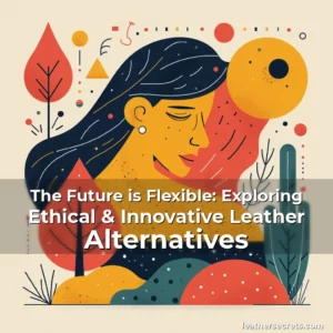 Artistic representation for The Future is Flexible: Exploring Ethical & Innovative Leather Alternatives
