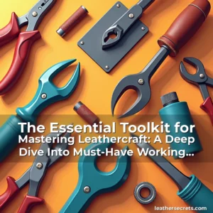 Artistic representation for The Essential Toolkit for Mastering Leathercraft: A Deep Dive Into Must-Have Working Tools