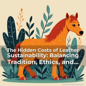 Artistic representation for The Hidden Costs of Leather Sustainability: Balancing Tradition, Ethics, and Environmental Impact